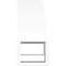 Ekena Millwork 3 1/2-in. W x 8-in. D x 8-in. H Imperial Architectural Grade PVC Knee Brace BRCP035X08X08IMP - alternate 6
